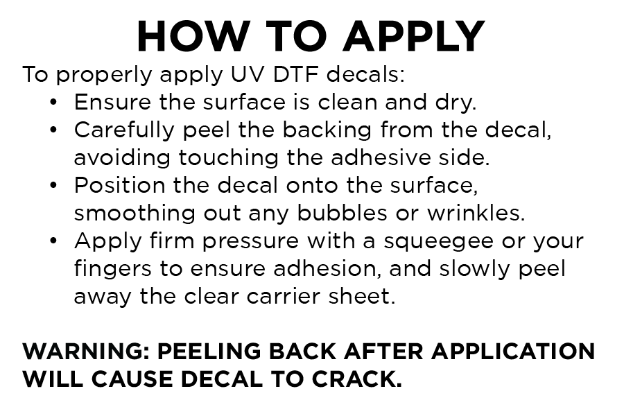 UV DTF Stickers
