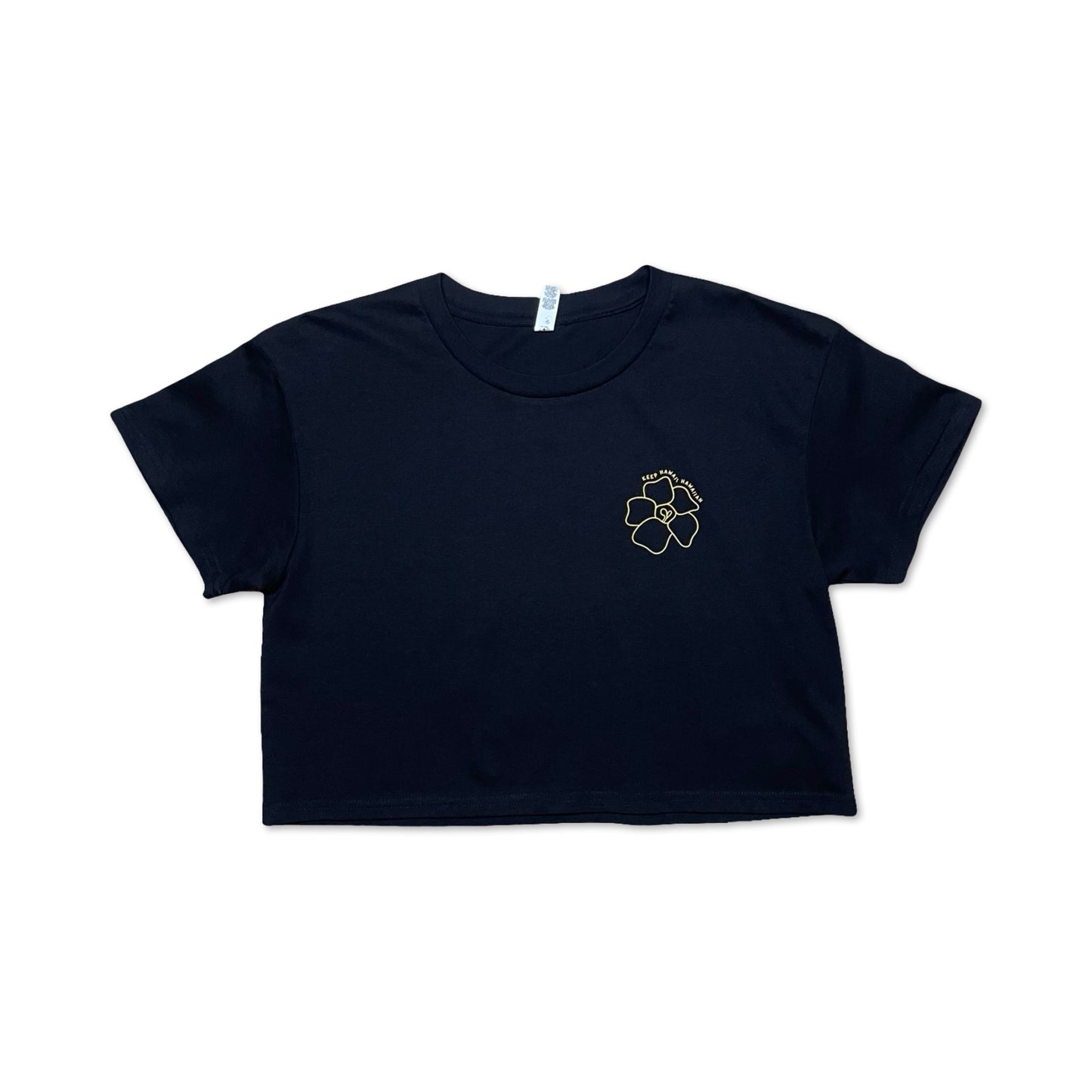 Pua Kanake Maoli Crop Tee