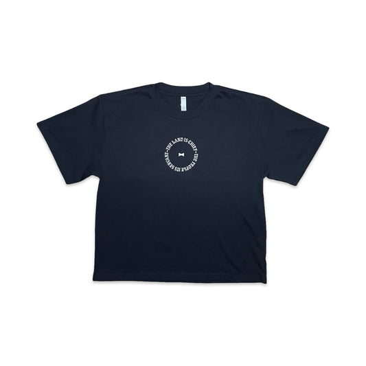 The Land is Chief Box Crop Top